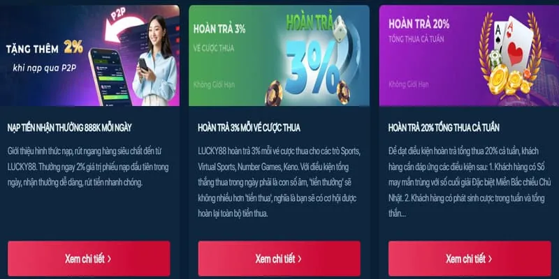 Thưởng chào mừng xin888